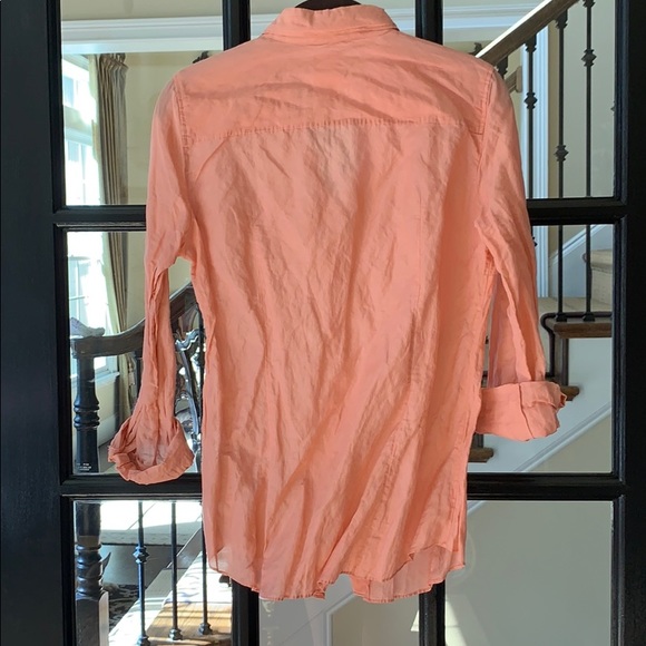 J Crew Crinkle Cotton Perfect Shirt - Picture 4 of 5